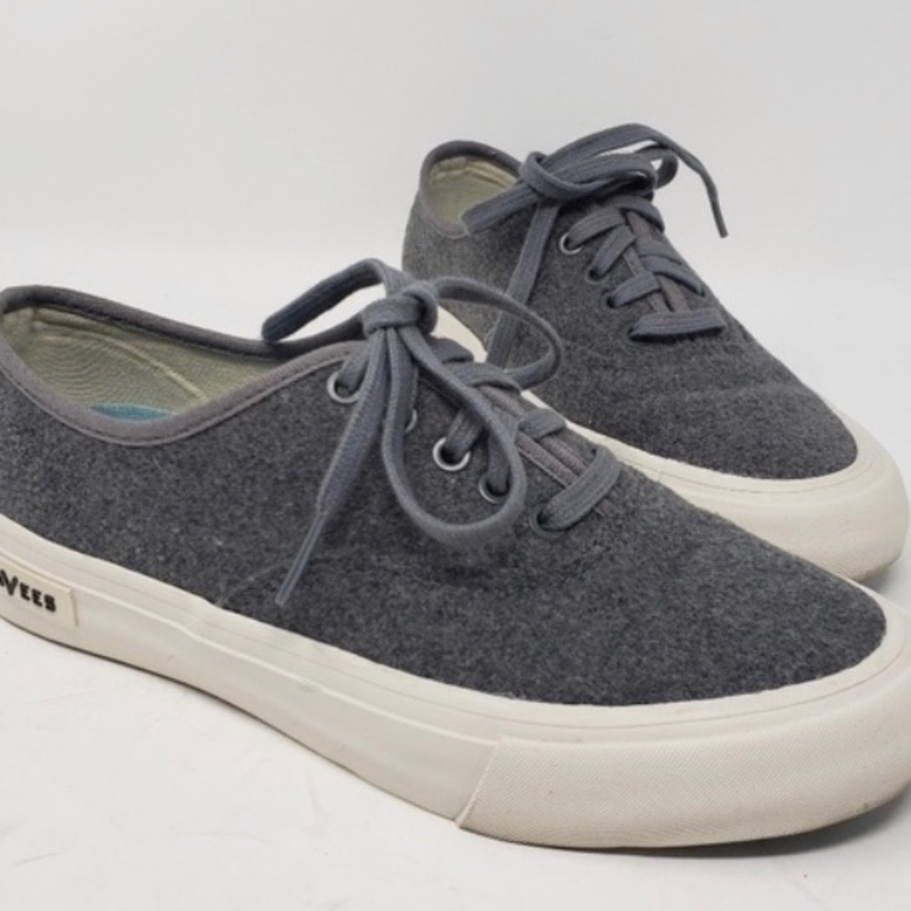 J. Crew gray wool flannel SeaVees 7